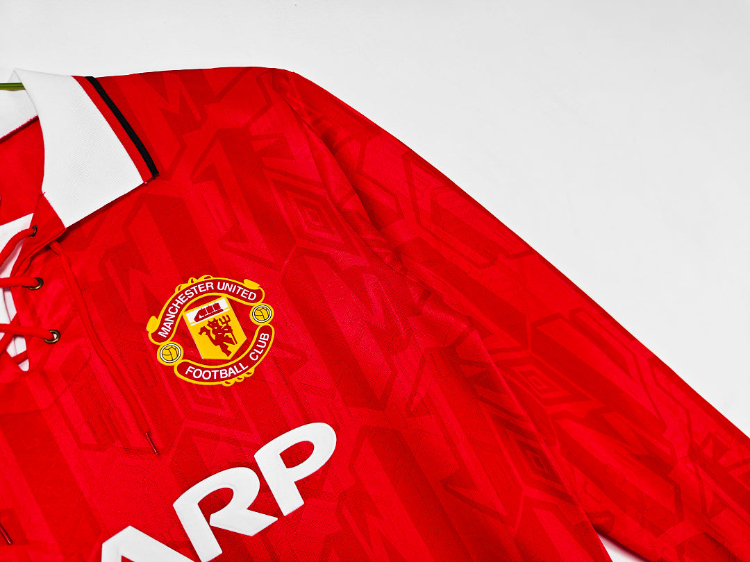 Manchester United 1992/94 Local Manga Larga