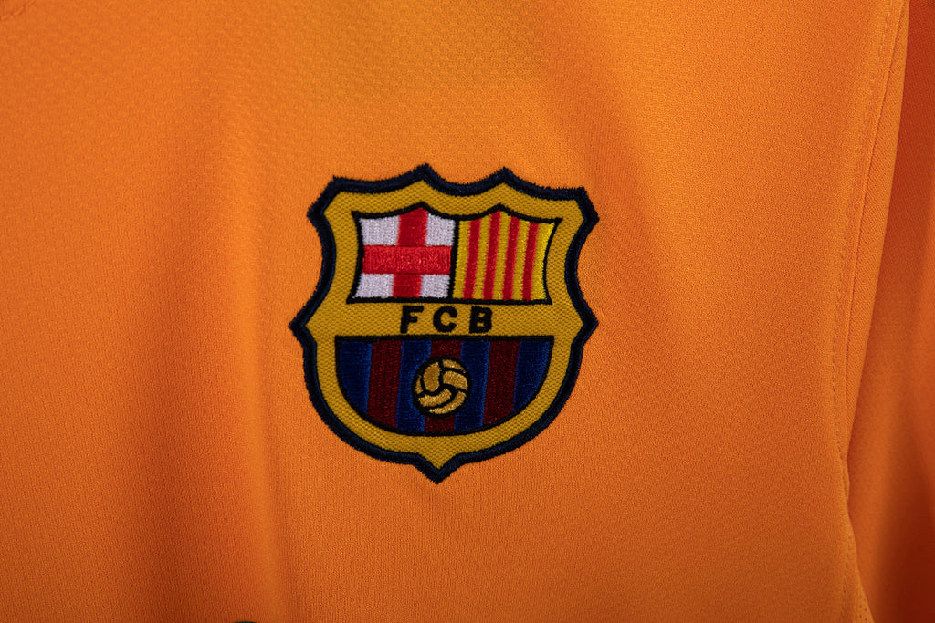 Barcelona 2006/07 Visitante Naranja