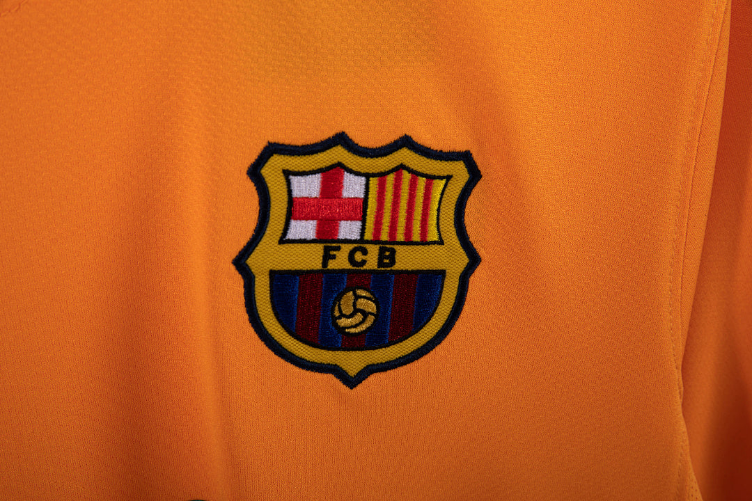 Barcelona 2006/07 Visitante Naranja