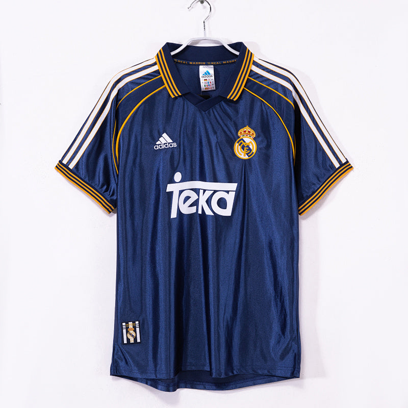 Real Madrid 1998/00 Segunda Visitante Azul Rey