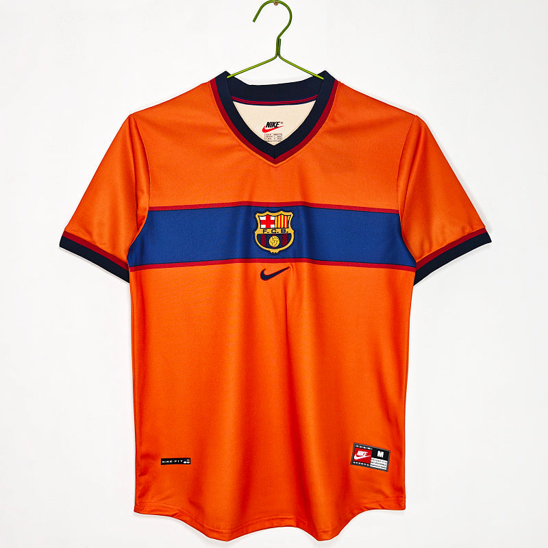 Barcelona 1998/99 Segunda Visitante Naranja