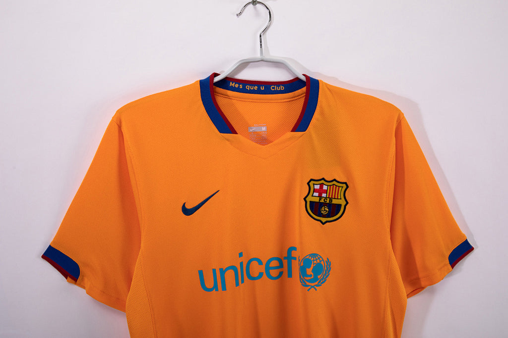 Barcelona 2006/07 Visitante Naranja