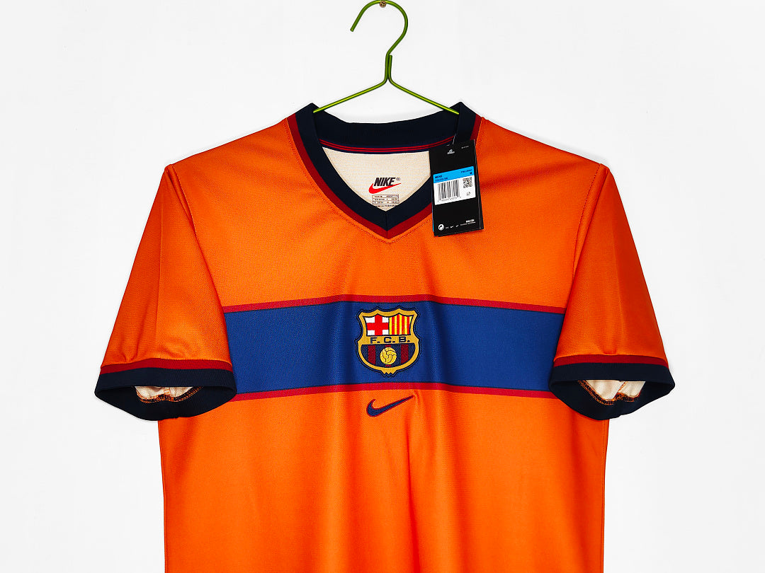 Barcelona 1998/99 Segunda Visitante Naranja