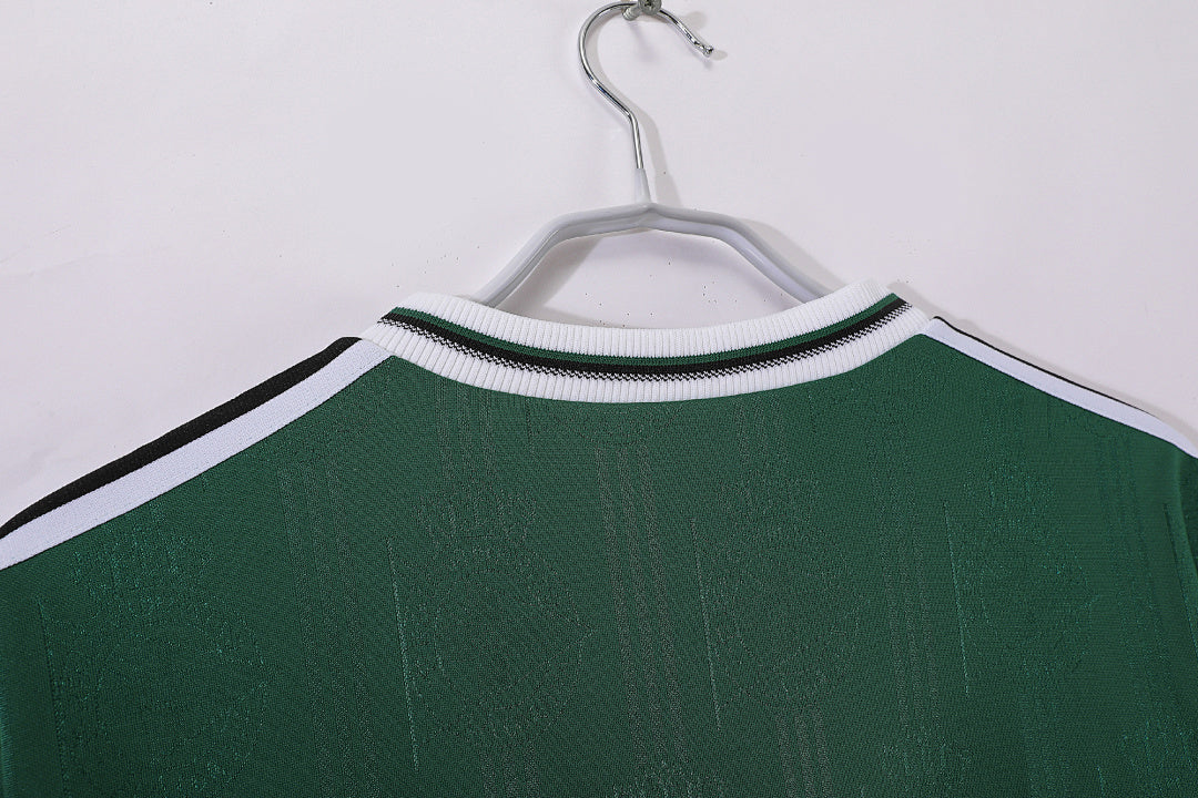 Deportivo La Coruña 1999/00 Visitante Manga Larga Verde