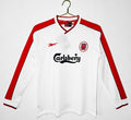 Liverpool 1998 Visitante Manga Larga Blanco