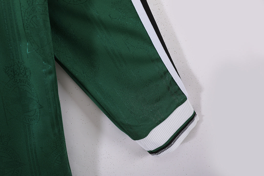 Deportivo La Coruña 1999/00 Visitante Manga Larga Verde