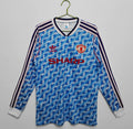 Manchester United 1990/92 Visitante Manga Larga
