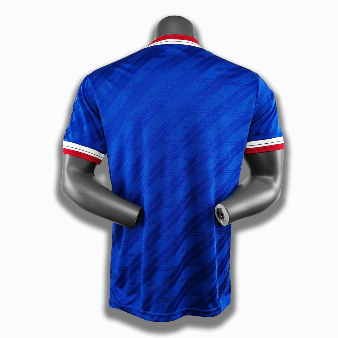Manchester United 1986/88 Segunda Visitante Azul