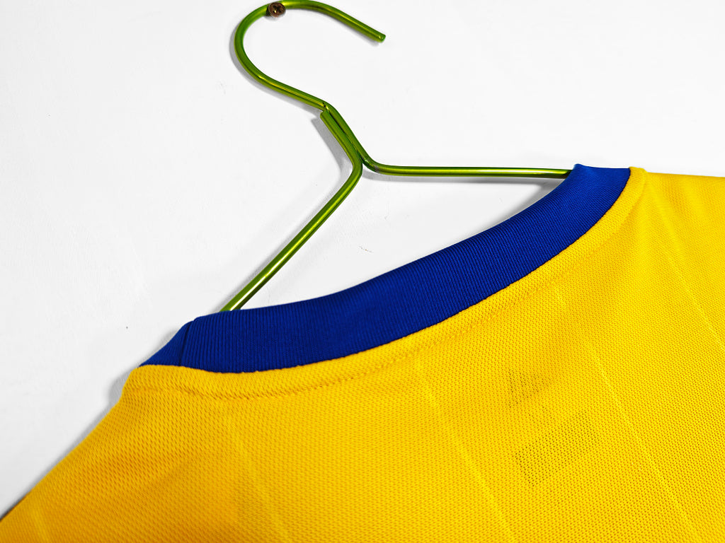 Juventus 2017/18 Visitante Amarillo Retro