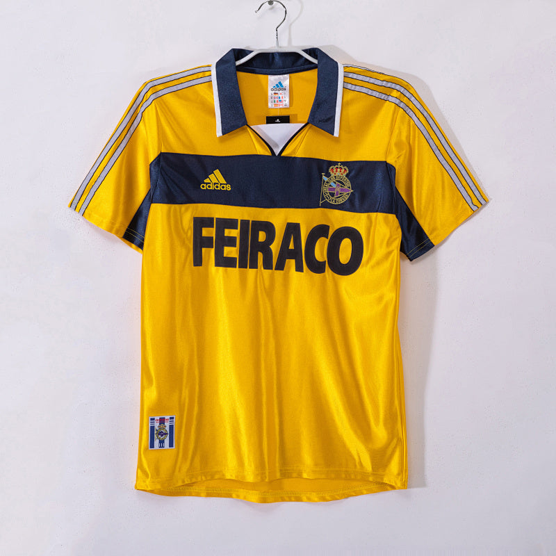 Deportivo La Coruña 1999/00 Segunda Visitante Dorado