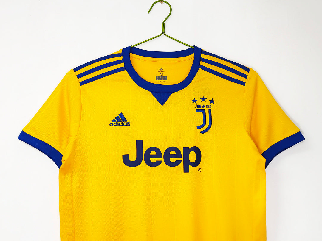 Juventus 2017/18 Visitante Amarillo Retro