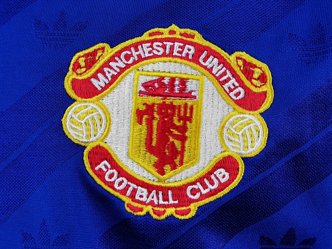Manchester United 1986/88 Segunda Visitante Azul