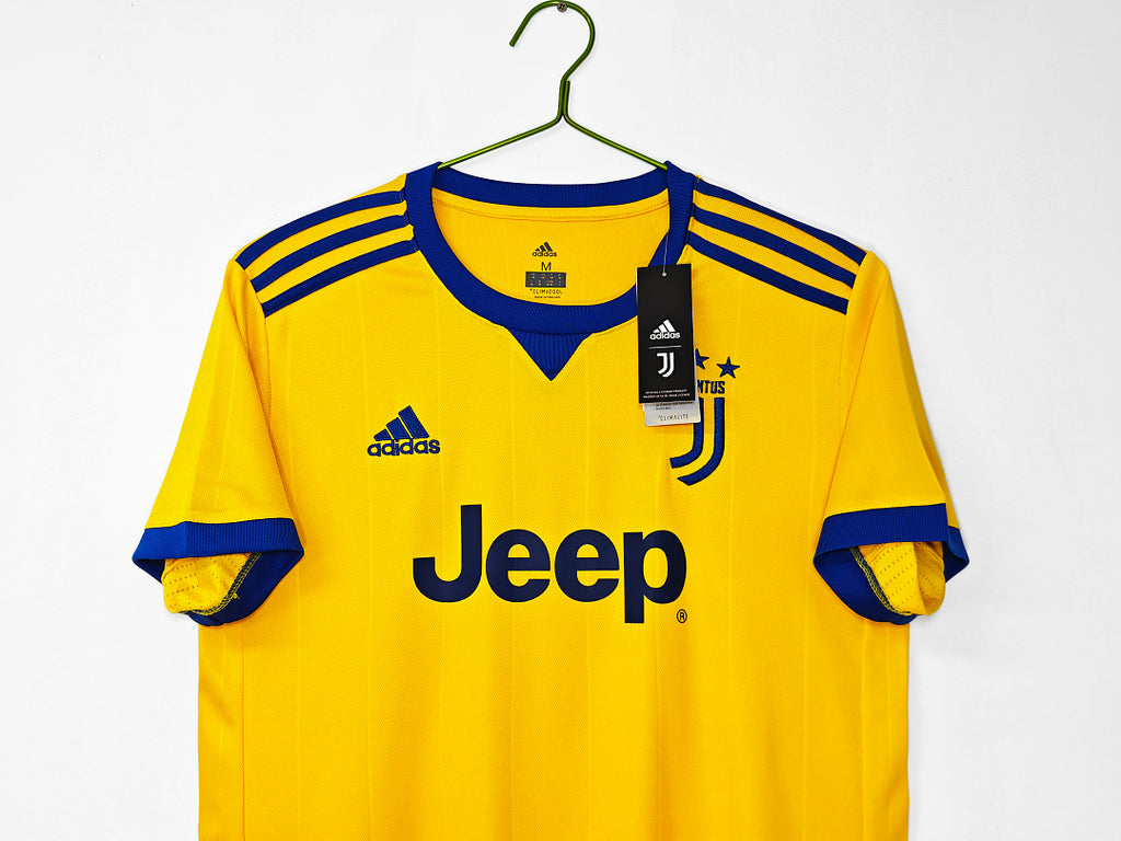 Juventus 2017/18 Visitante Amarillo Retro