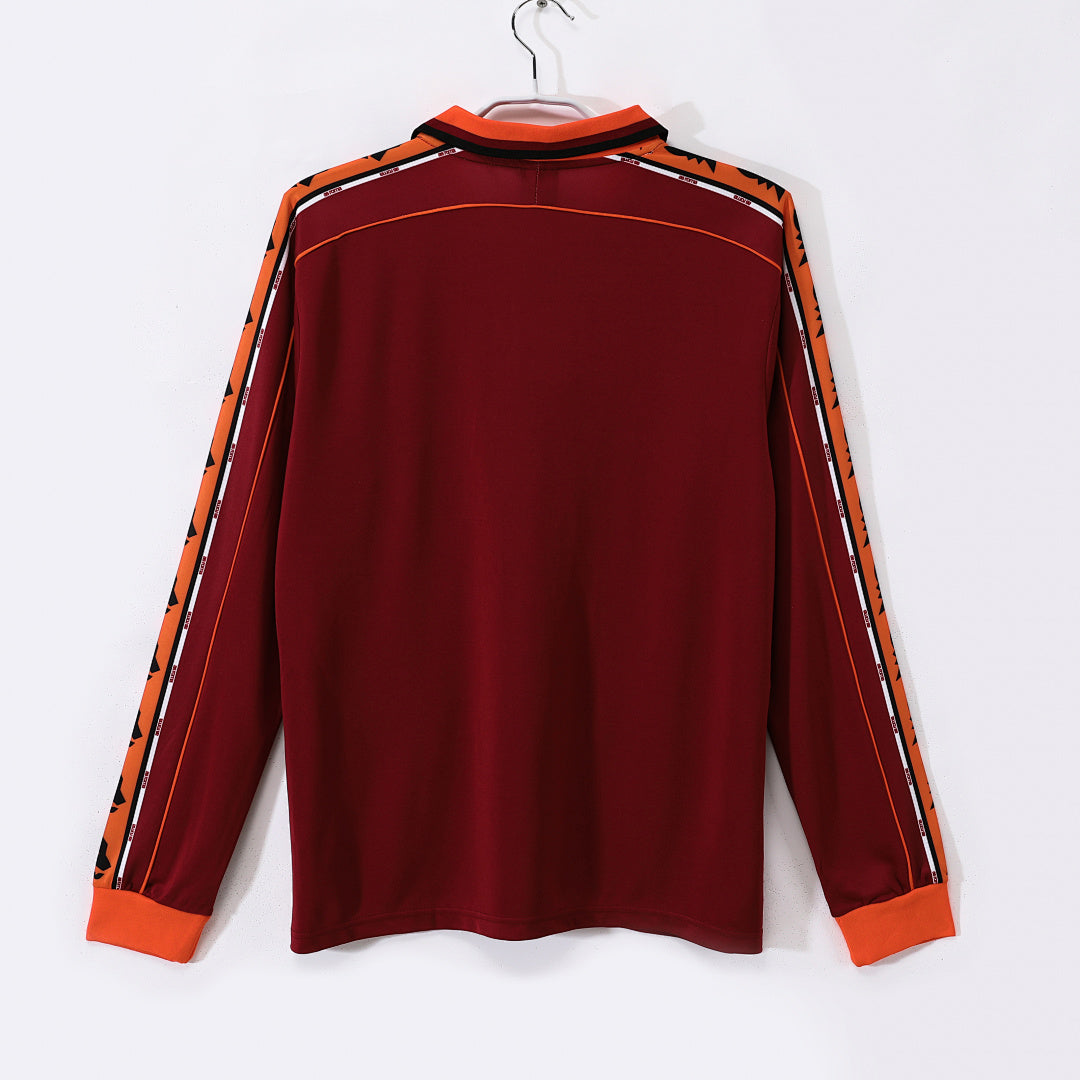 AS Roma 1998/99 Manga Larga Retro
