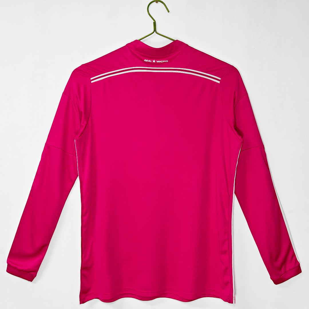 Real Madrid 2014/15 Visitante Manga Larga Rosa