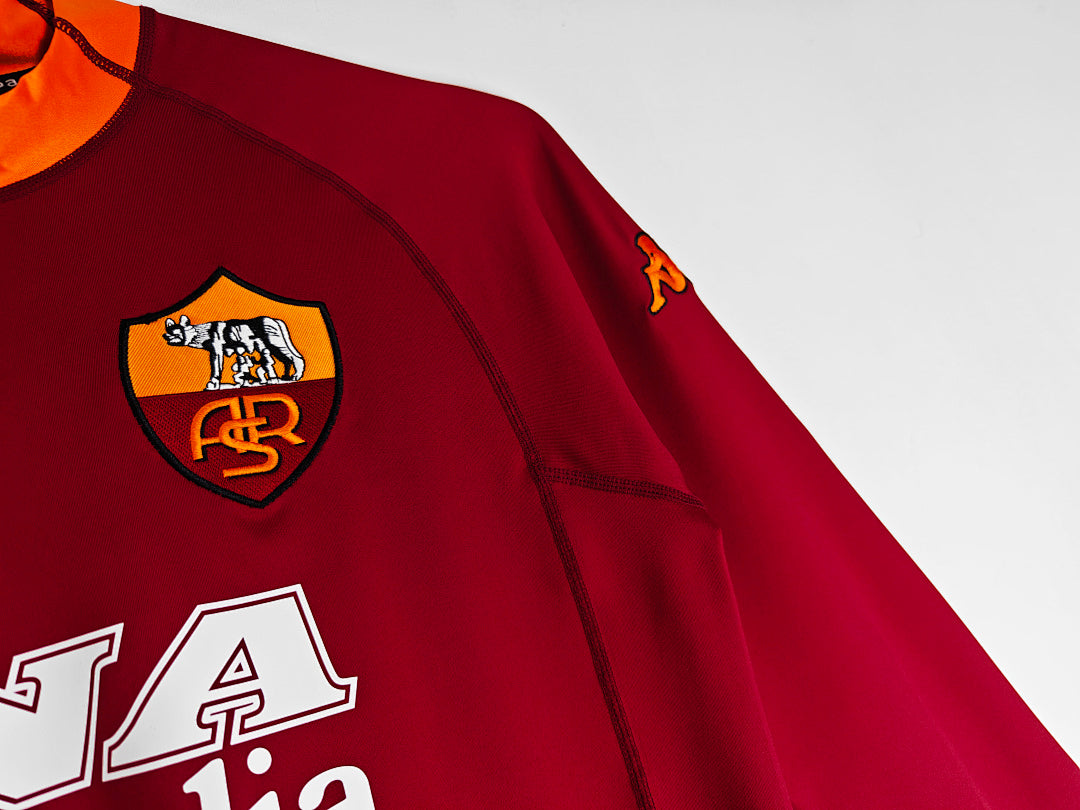 AS Roma 2001/02 Manga Larga Retro