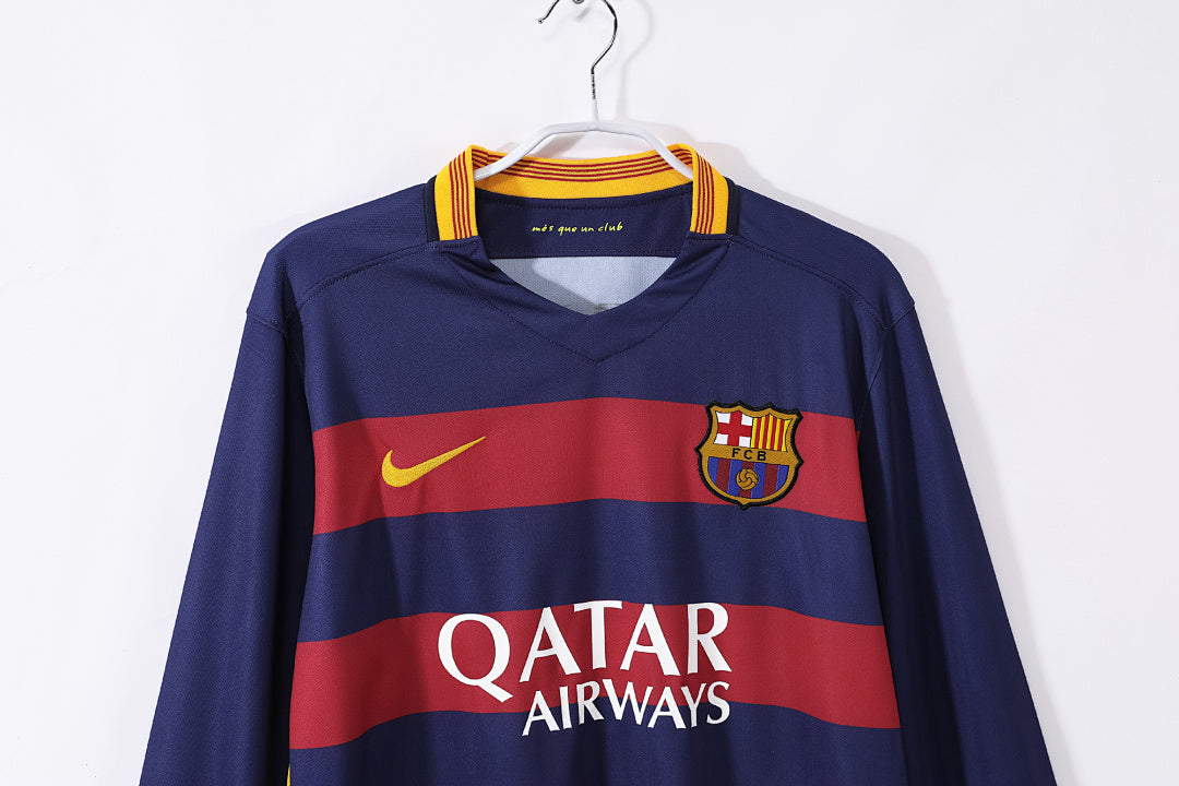 Barcelona 2015/16 Local Manga Larga