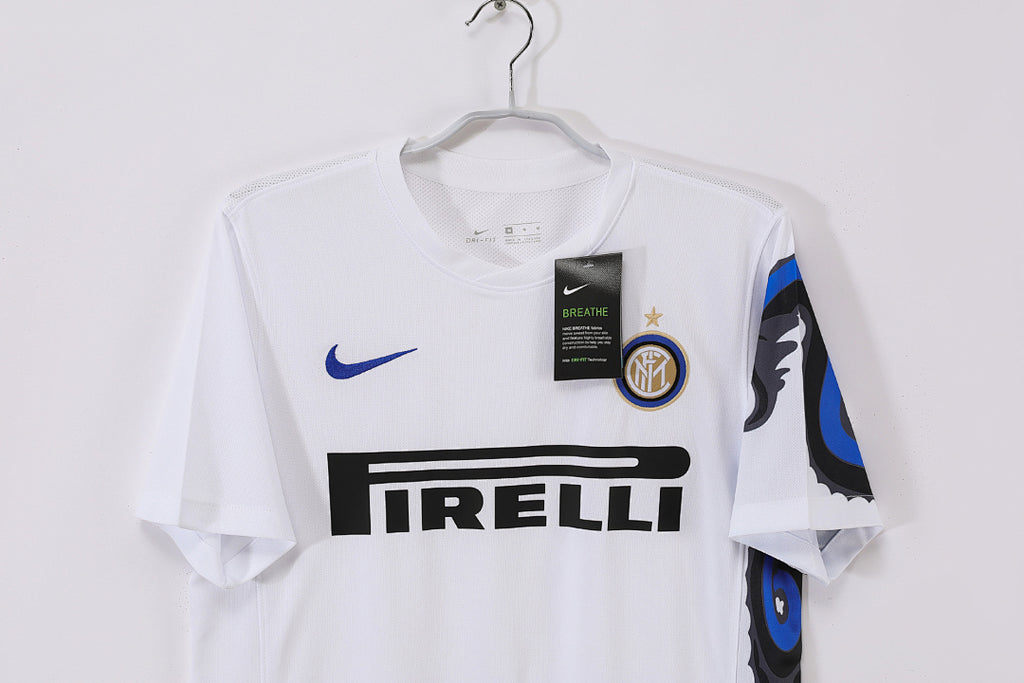 Inter de Milán 2010/11 Visitante Blanco Retro