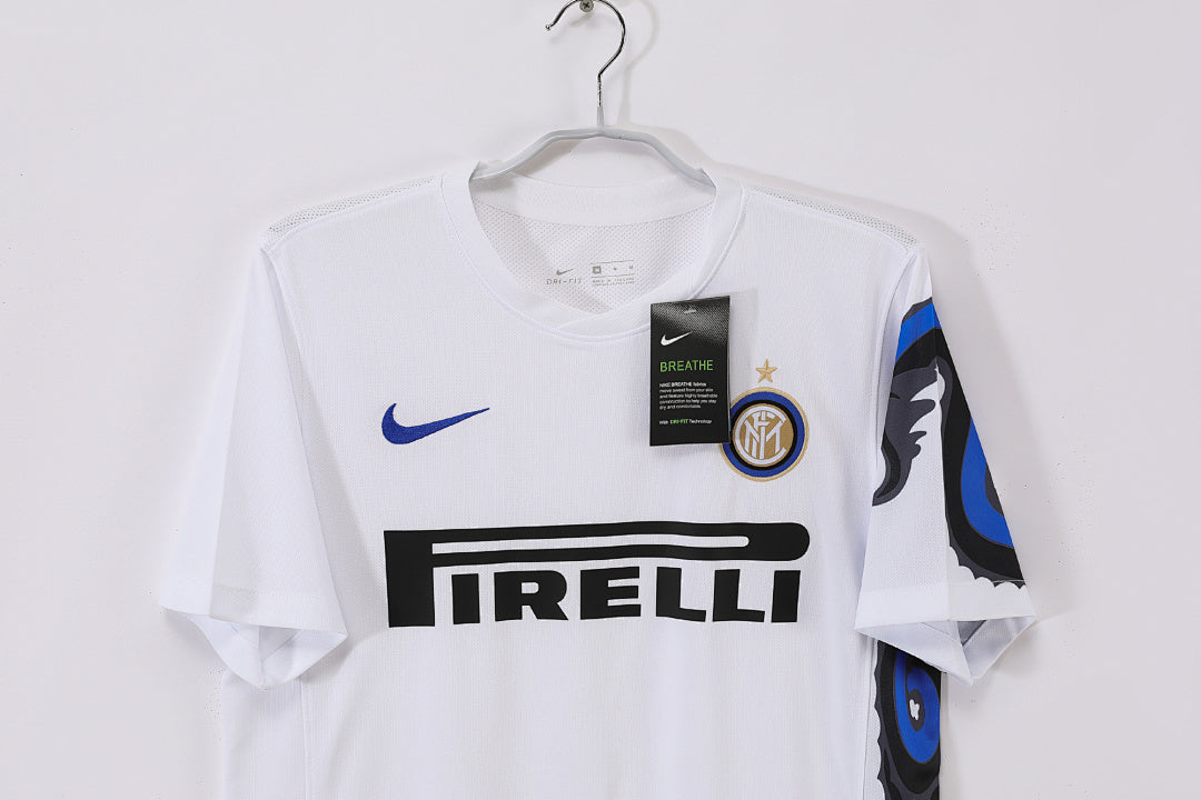 Inter de Milán 2010/11 Visitante Blanco Retro