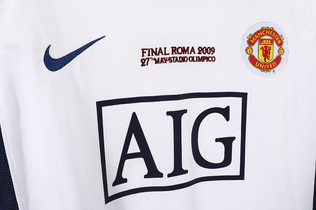 Manchester United 2008/09 Visitante Manga Larga Champions League