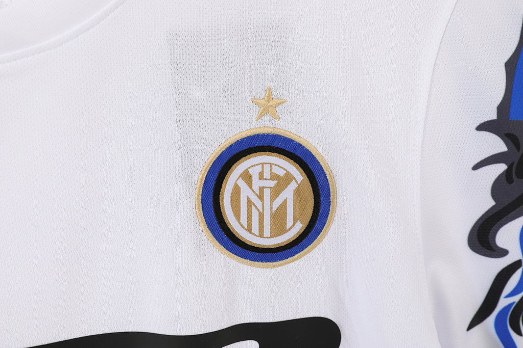 Inter de Milán 2010/11 Visitante Blanco Retro
