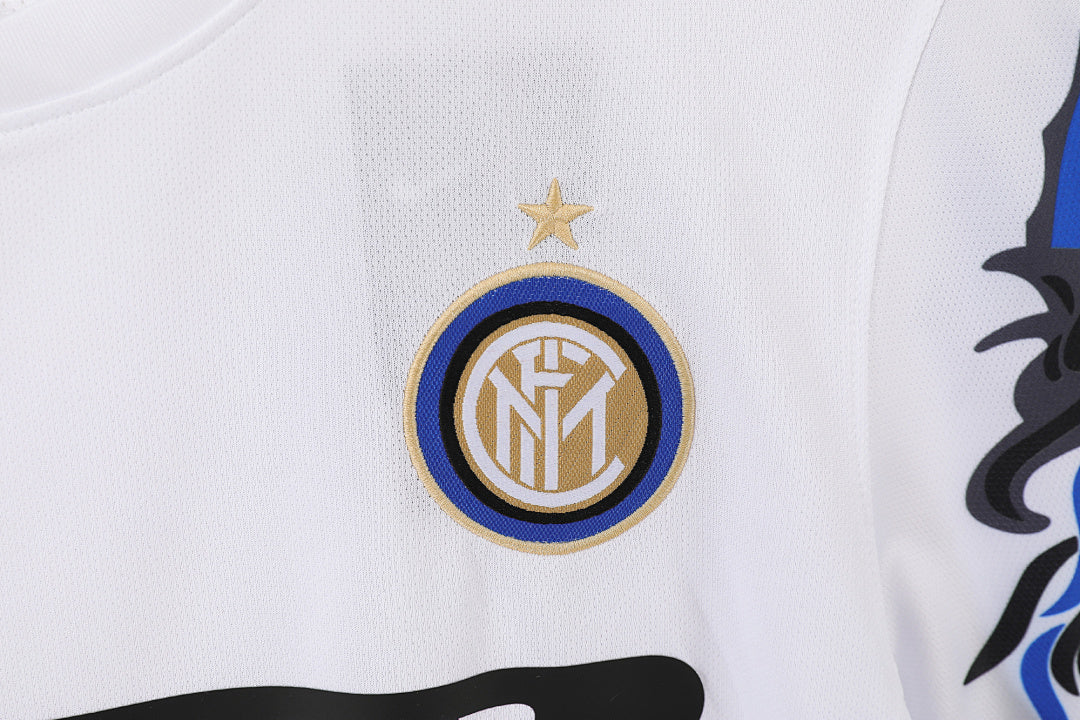 Inter de Milán 2010/11 Visitante Blanco Retro