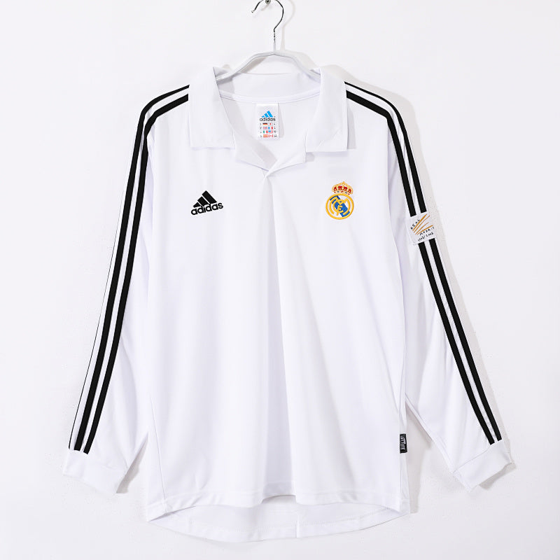 Real Madrid 2002/03 Local Manga Larga Retro
