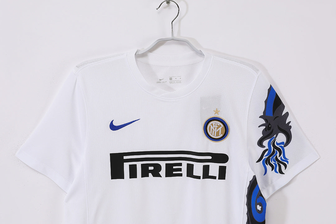 Inter de Milán 2010/11 Visitante Blanco Retro