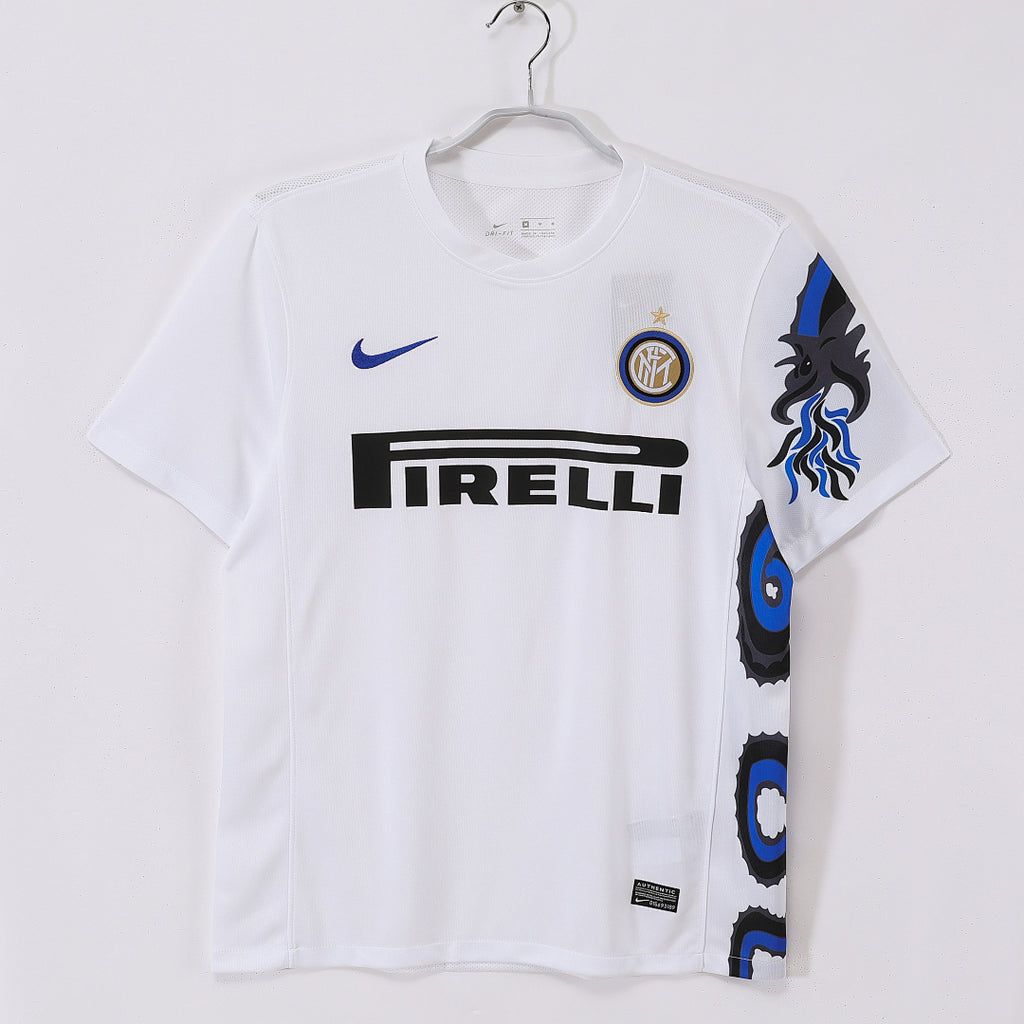 Inter de Milán 2010/11 Visitante Blanco Retro