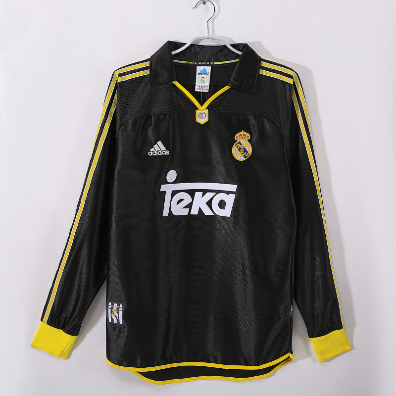 Real Madrid 1999/01 Visitante Manga Larga