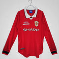 Manchester United 1999/00 Local Manga Larga