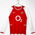 Arsenal 2002/04 Local Manga Larga Retro
