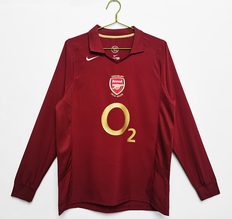 Arsenal 2005/06 Local Manga Larga