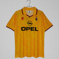 AC Milan 1995/96 Segunda Visitante Amarillo