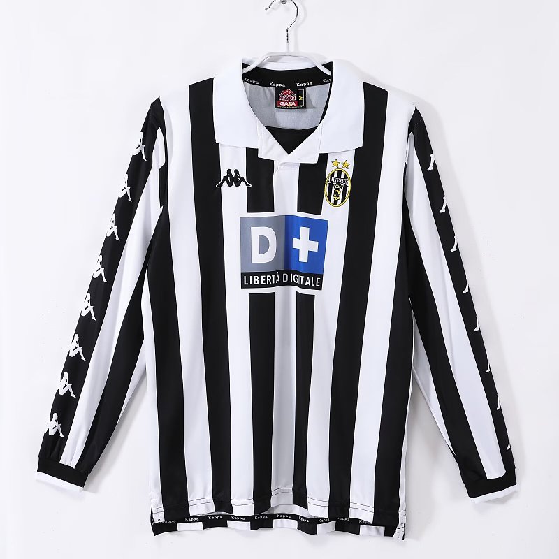 Juventus 1999/00 Local Manga Larga Retro