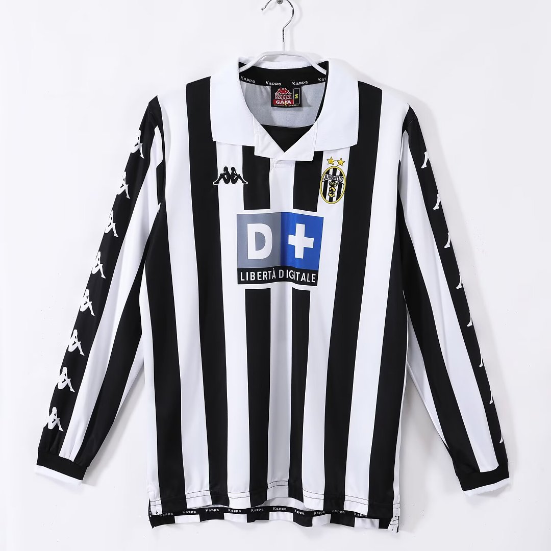 Juventus 1999/00 Local Manga Larga Retro