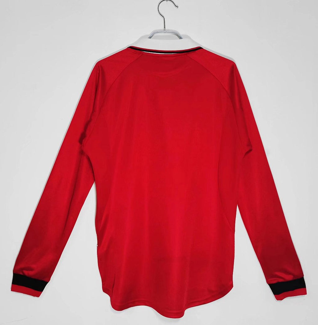 Manchester United 1999/00 Local Manga Larga