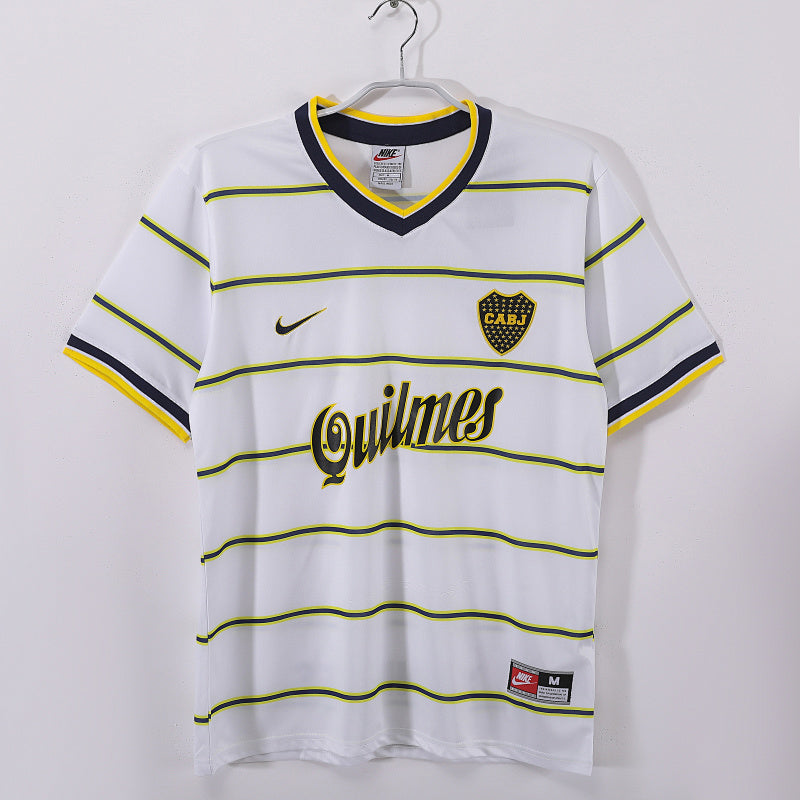 Boca Juniors 1999 Visitante Blanco Retro