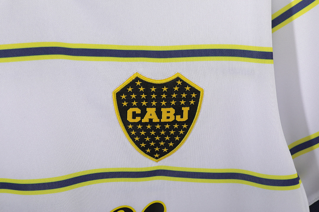 Boca Juniors 1999 Visitante Blanco Retro