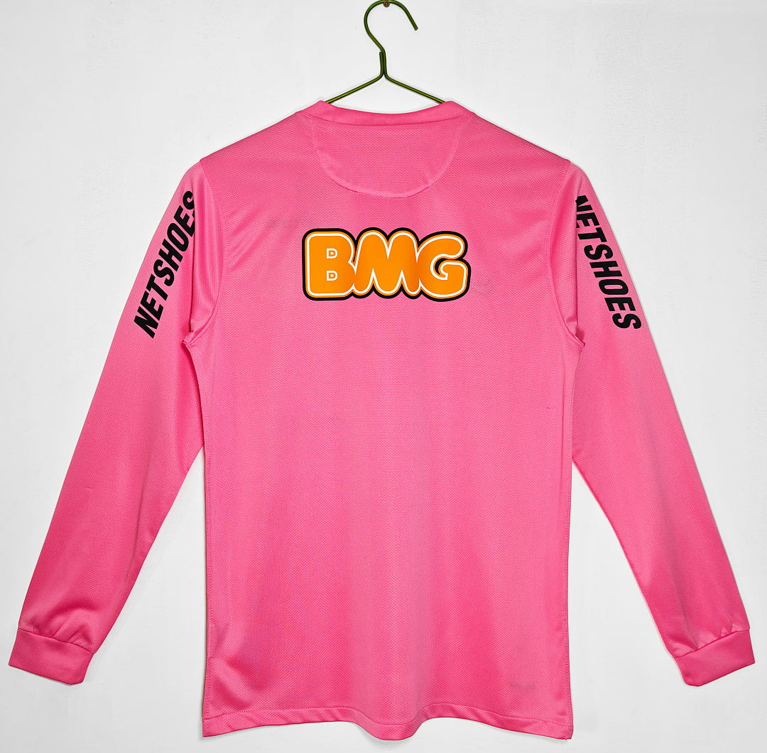 Santos 2013 Manga Larga Rosa