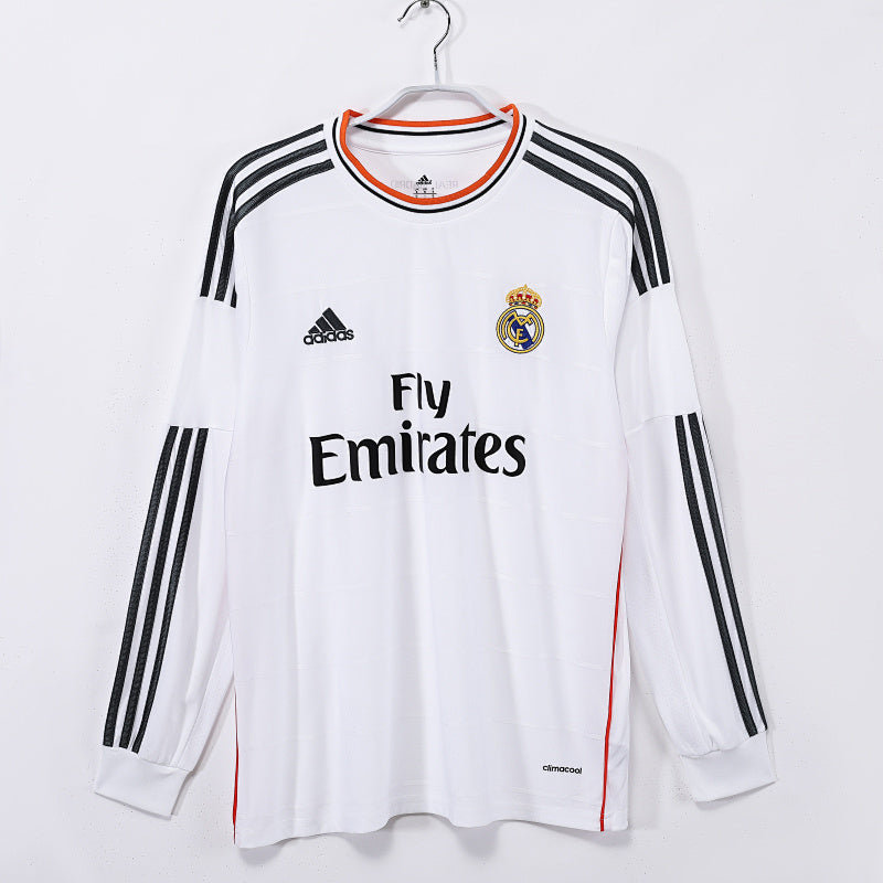 Real Madrid 2013/14 Local Manga Larga Retro