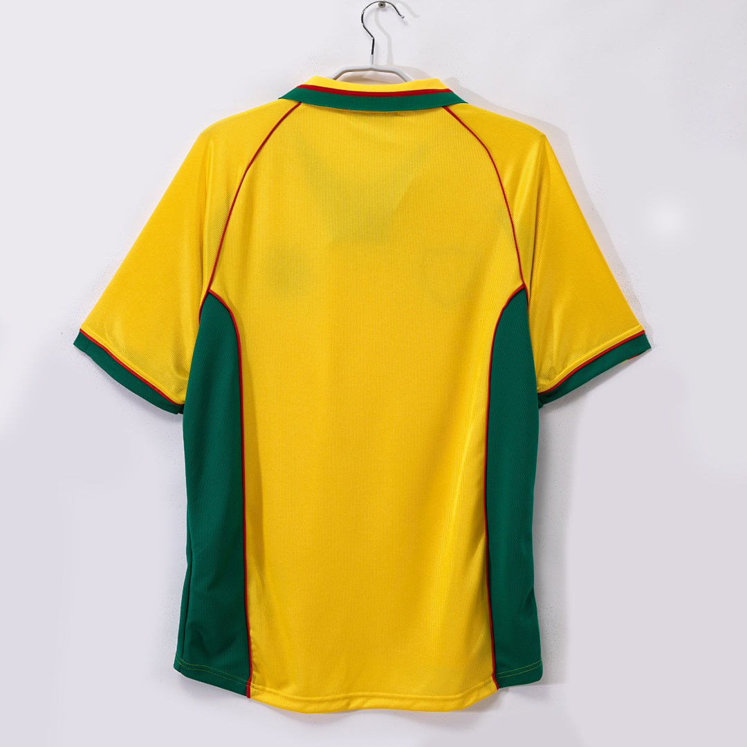 Camerún 1998/99 Visitante Amarillo Retro