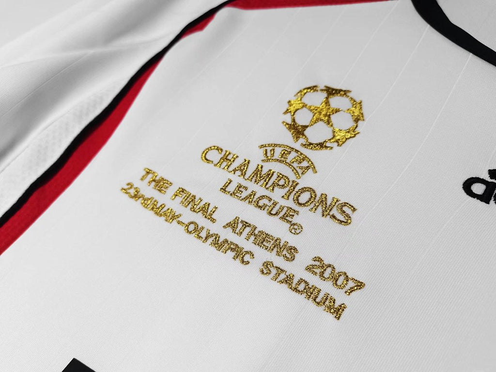 AC Milan 2006/07 Visitante Manga Larga