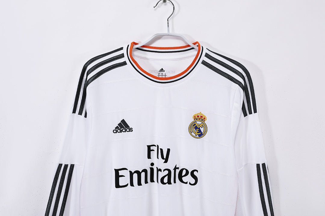 Real Madrid 2013/14 Local Manga Larga Retro
