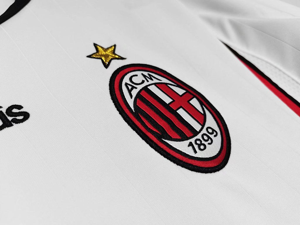 AC Milan 2006/07 Visitante Manga Larga
