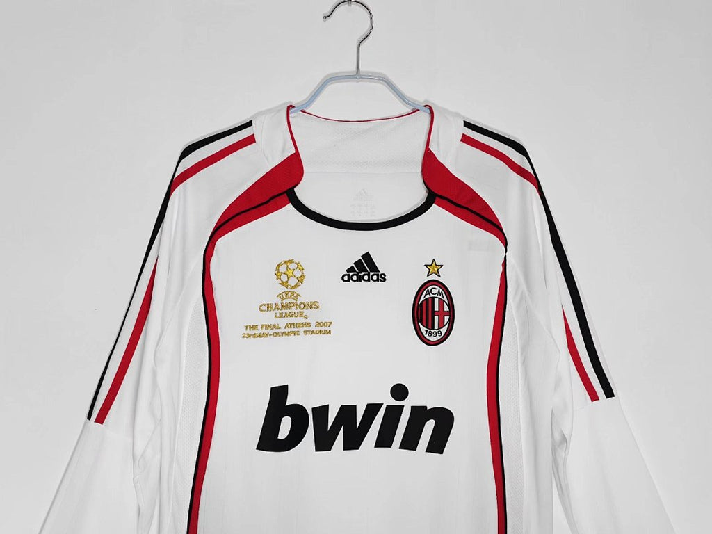 AC Milan 2006/07 Visitante Manga Larga