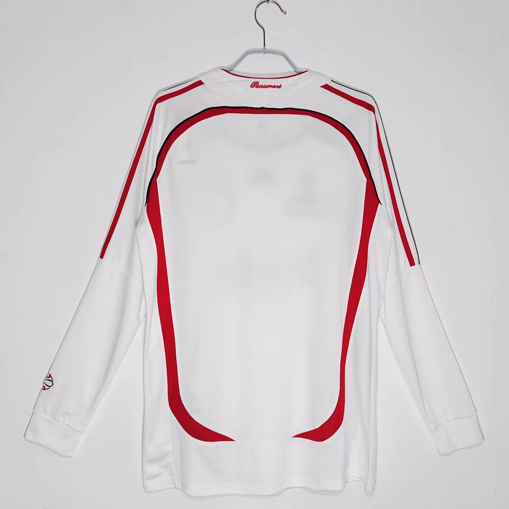 AC Milan 2006/07 Visitante Manga Larga