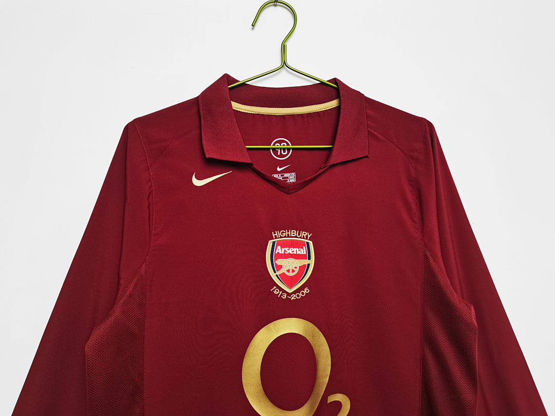 Arsenal 2005/06 Local Manga Larga