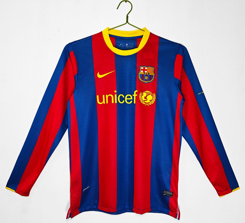 Barcelona 2010/11 Local Manga Larga Versión Liga
