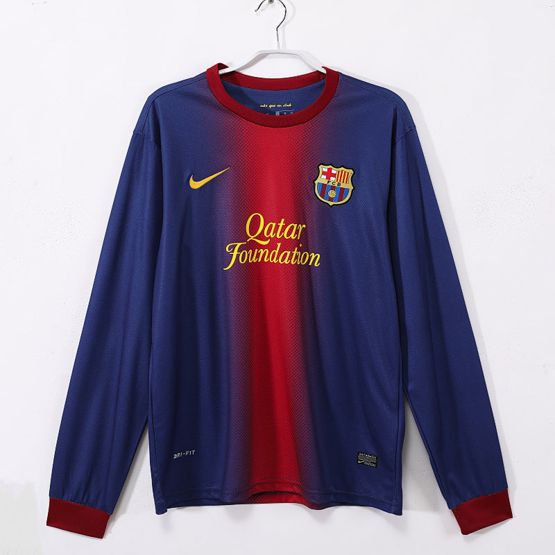 Barcelona 2012/13 Local Manga Larga Retro